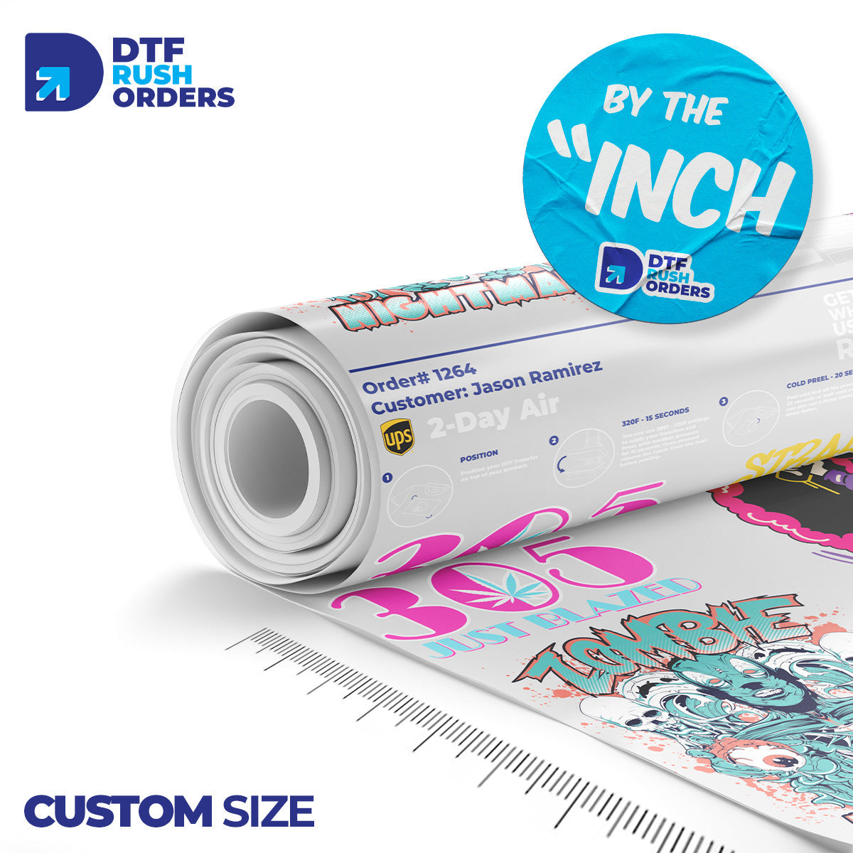 Custom DTF Gang Sheet - By the Inch